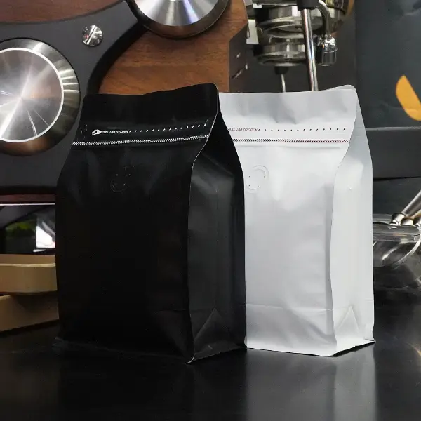 250G クラフト紙コーヒーバッグ フラットボトム包装
