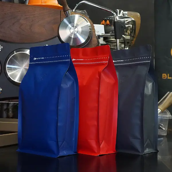 500複数の色のGマットプラスチックコーヒーバッグ