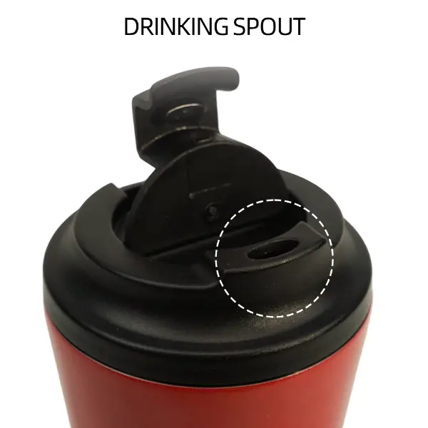 テイクアウトコーヒー用のカスタム真空カップの漏れ防止蓋構造