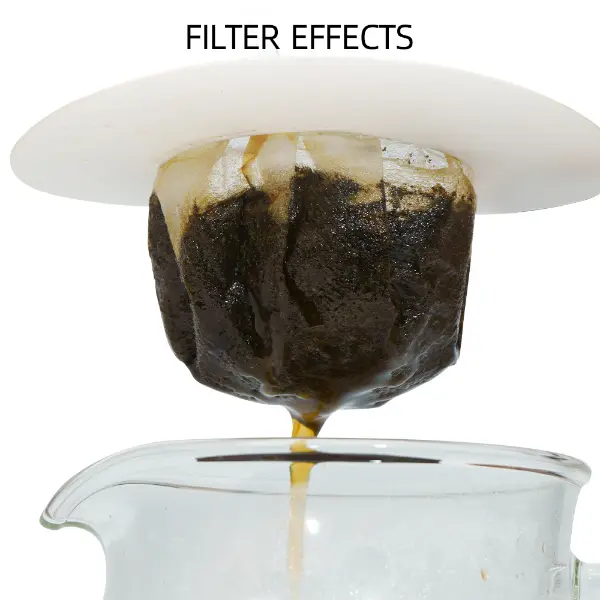 Extraction performance of UFO drip filter bag