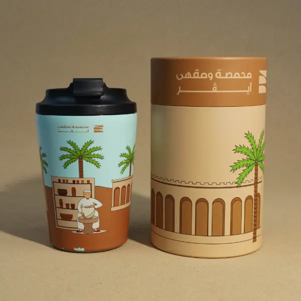 コーヒーブランド向けのカスタム掃除機カップと紙チューブ包装セット