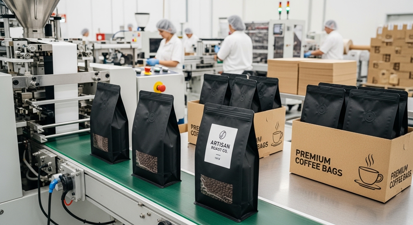 フラットボトムコーヒーバッグの製造元