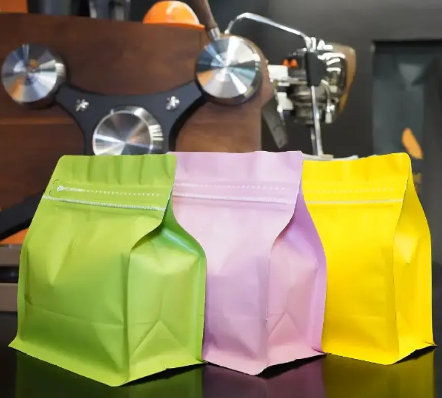バルブ付きのエコフレンドリーコーヒーバッグ
