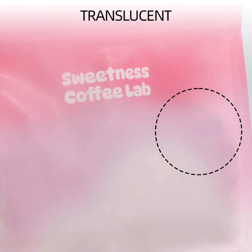 フラットボトムのコーヒーバッグ