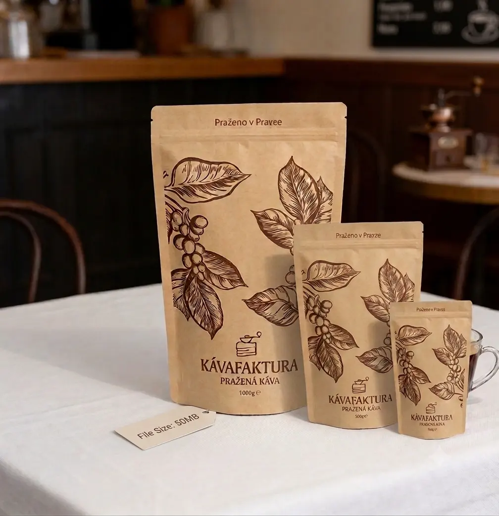 卸売の横置きコーヒーポーチバッグ