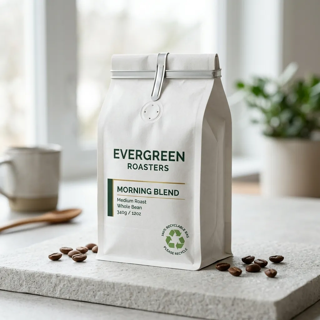 White_recyclable_coffee_bag