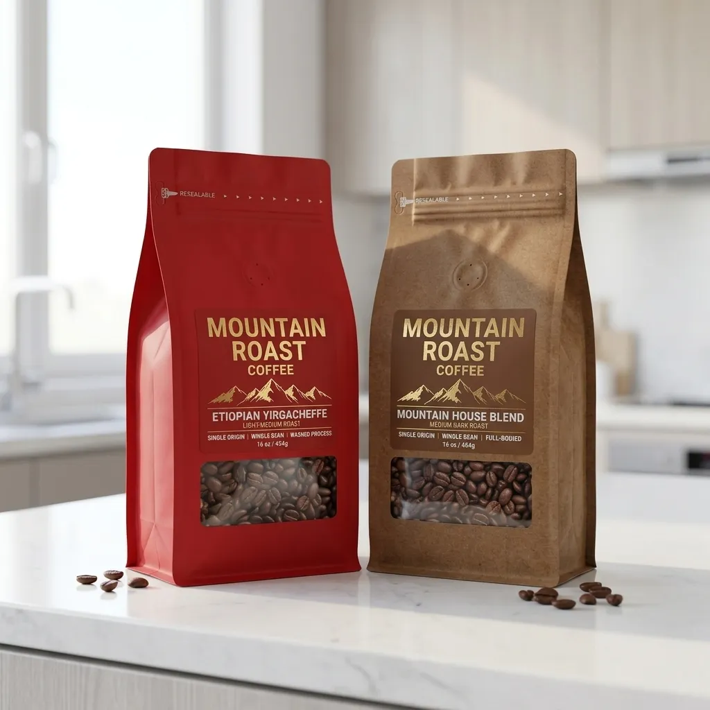 2箱のコーヒー bags_