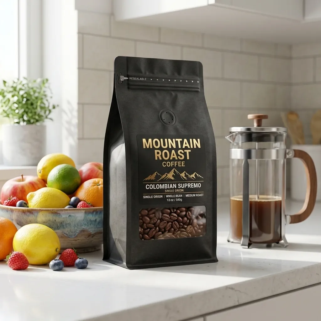 レンガ底のコーヒーポーチ