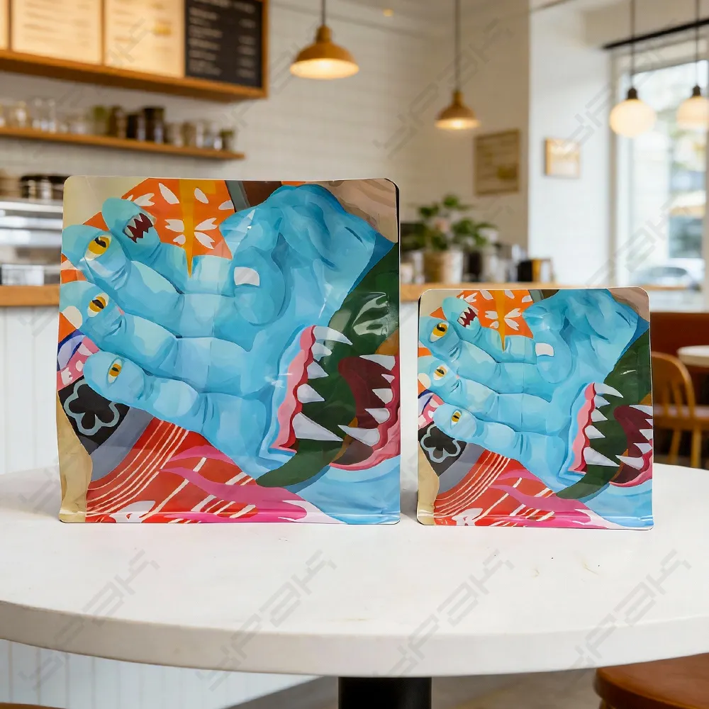 幅広フラットボトムコーヒーバッグ