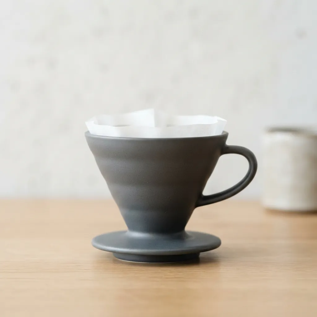 コーヒーをフィルター越しに注ぐドリッパー