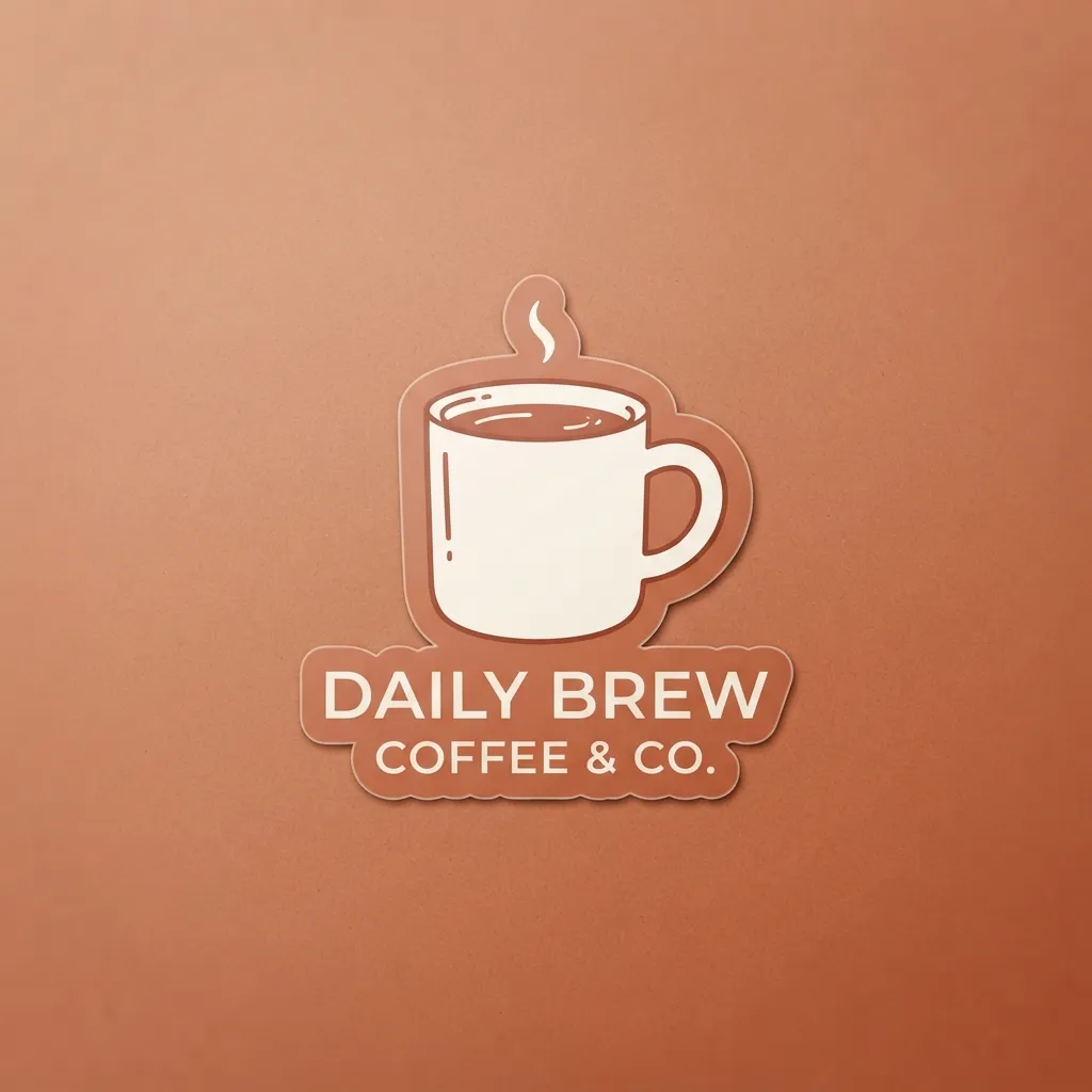 コーヒーカップ包装ステッカー