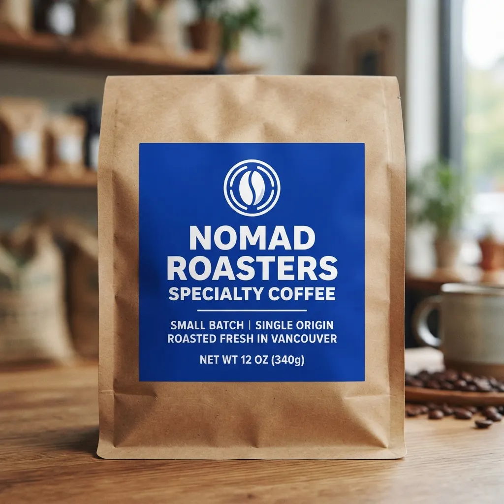 コーヒーボックスラベルステッカー