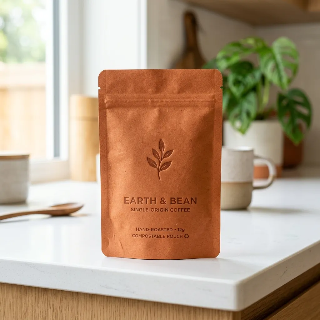 エコfriendly_coffee_sachet_on_counter