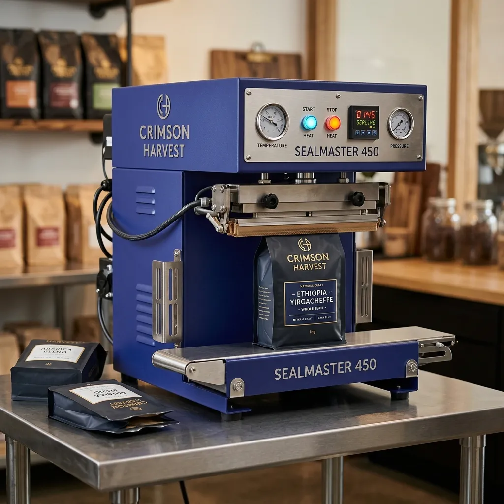 コーヒーバッグ熱封機