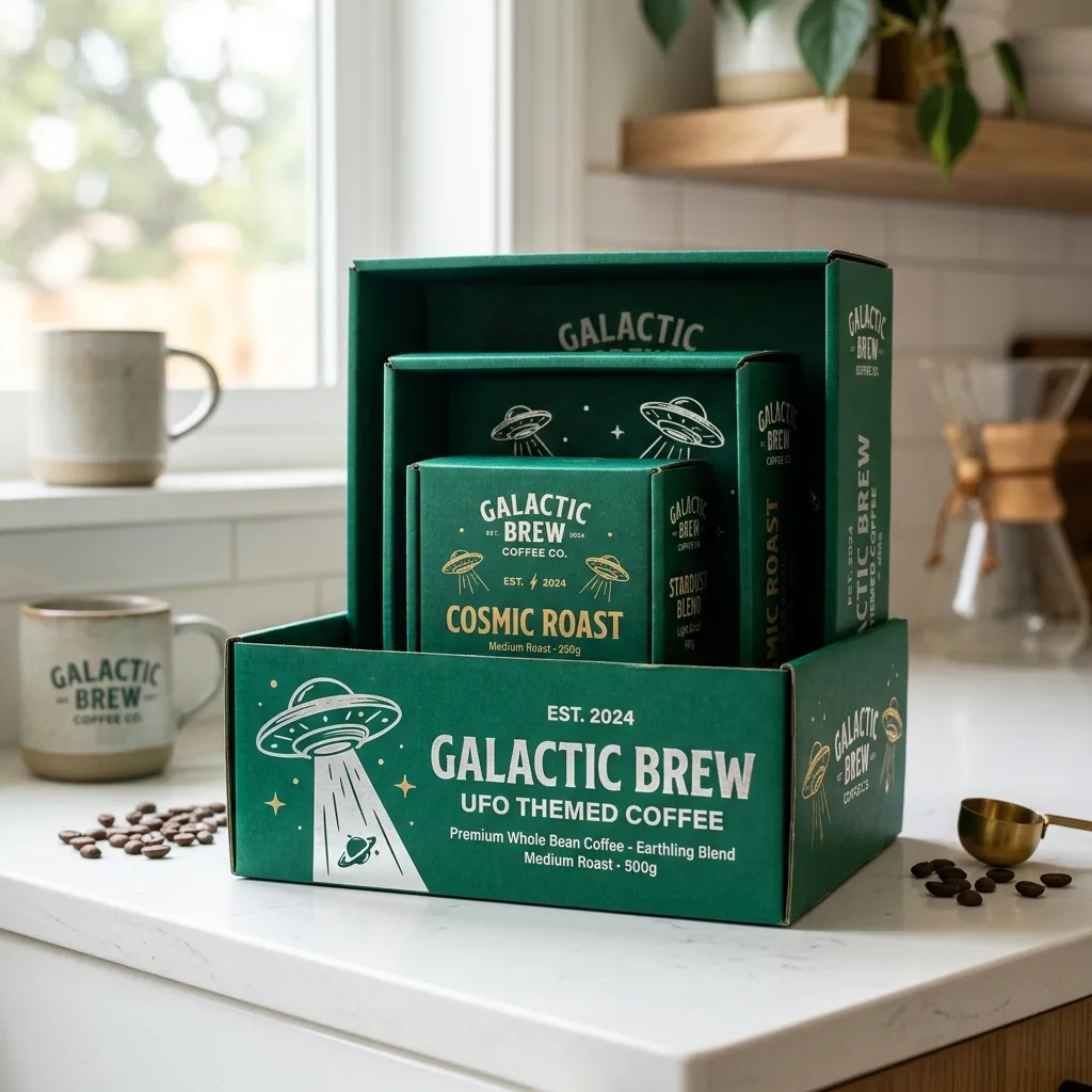 Nested_UFO themed_coffee_packaging