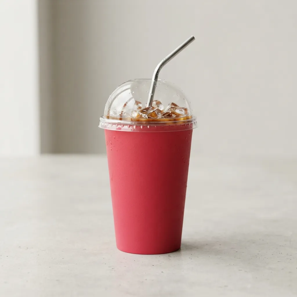 紙のアイスコーヒーカップ