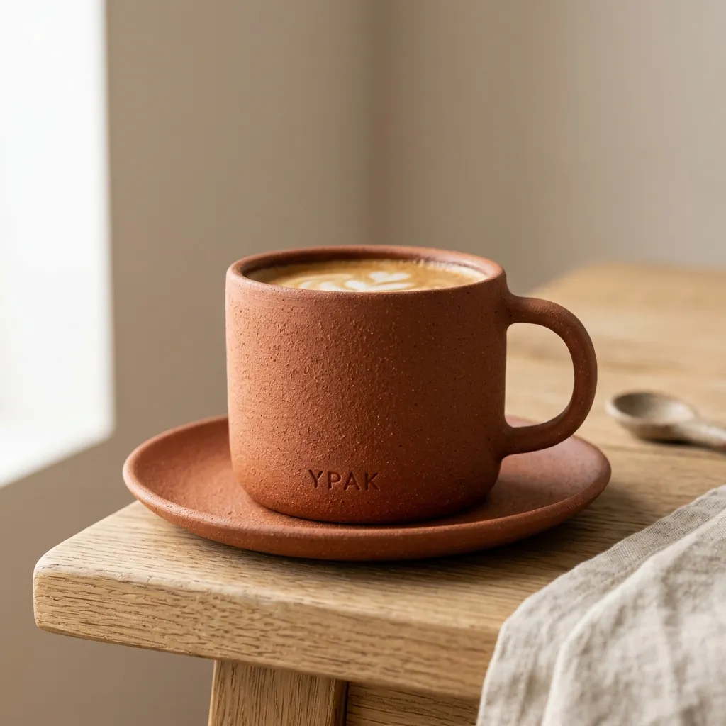 レストラン用の陶器コーヒーカップ