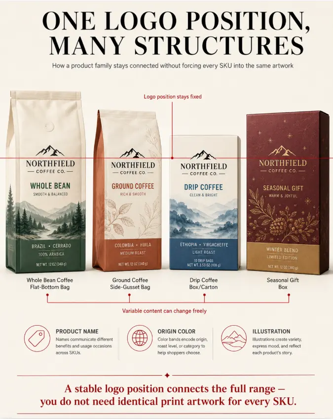 coffee box with logo