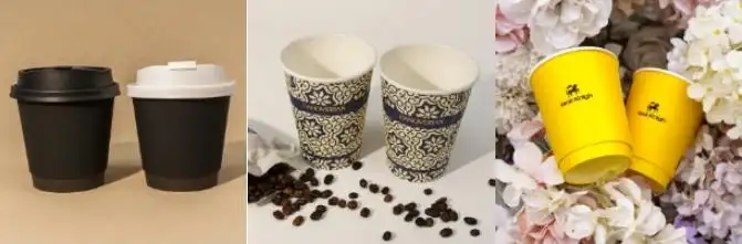 エコフレンドリーなコーヒーペーパーカップ