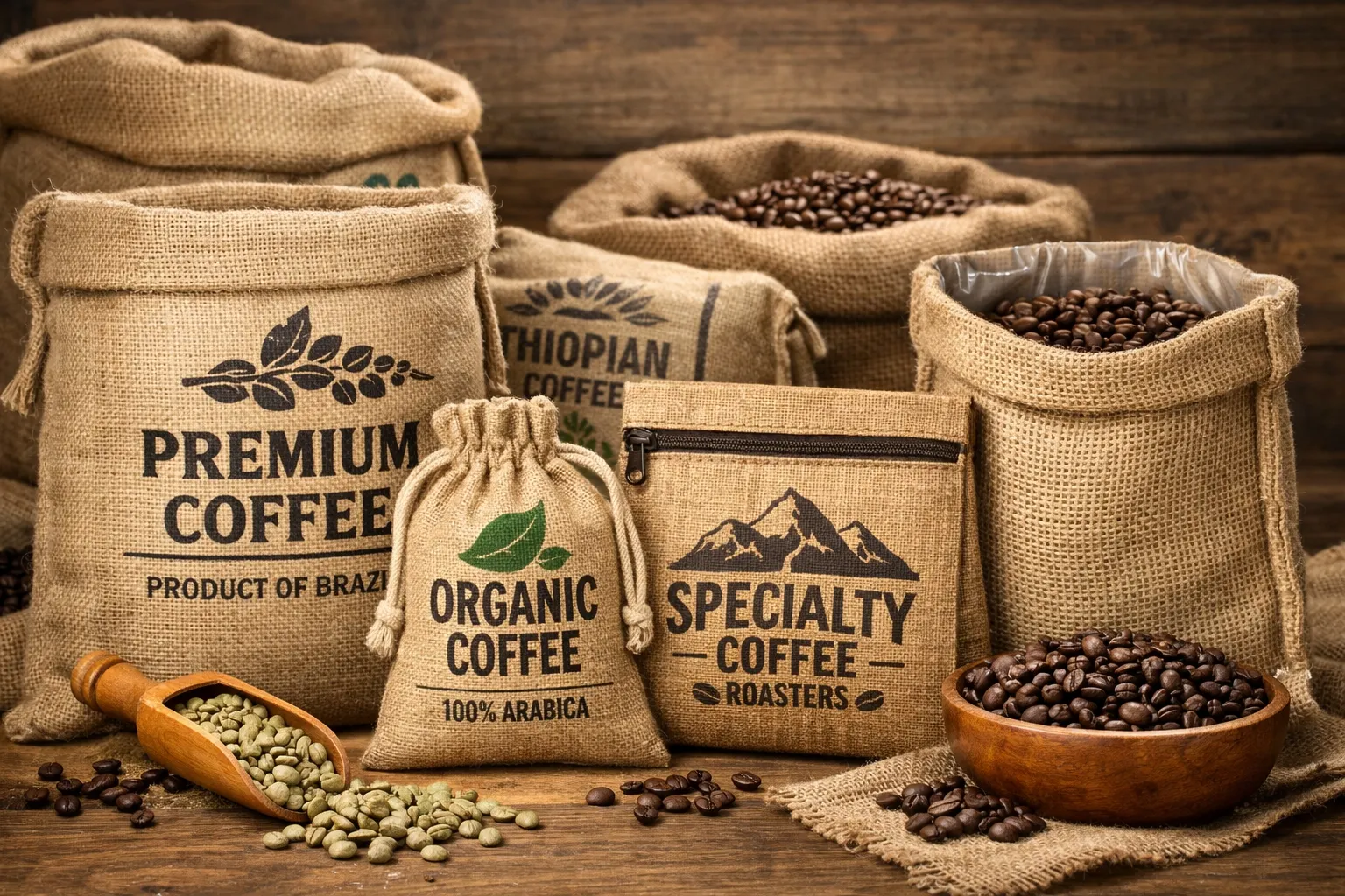 コーヒー包装用のジュートバッグ: 持続可能で耐久性のあるソリューション