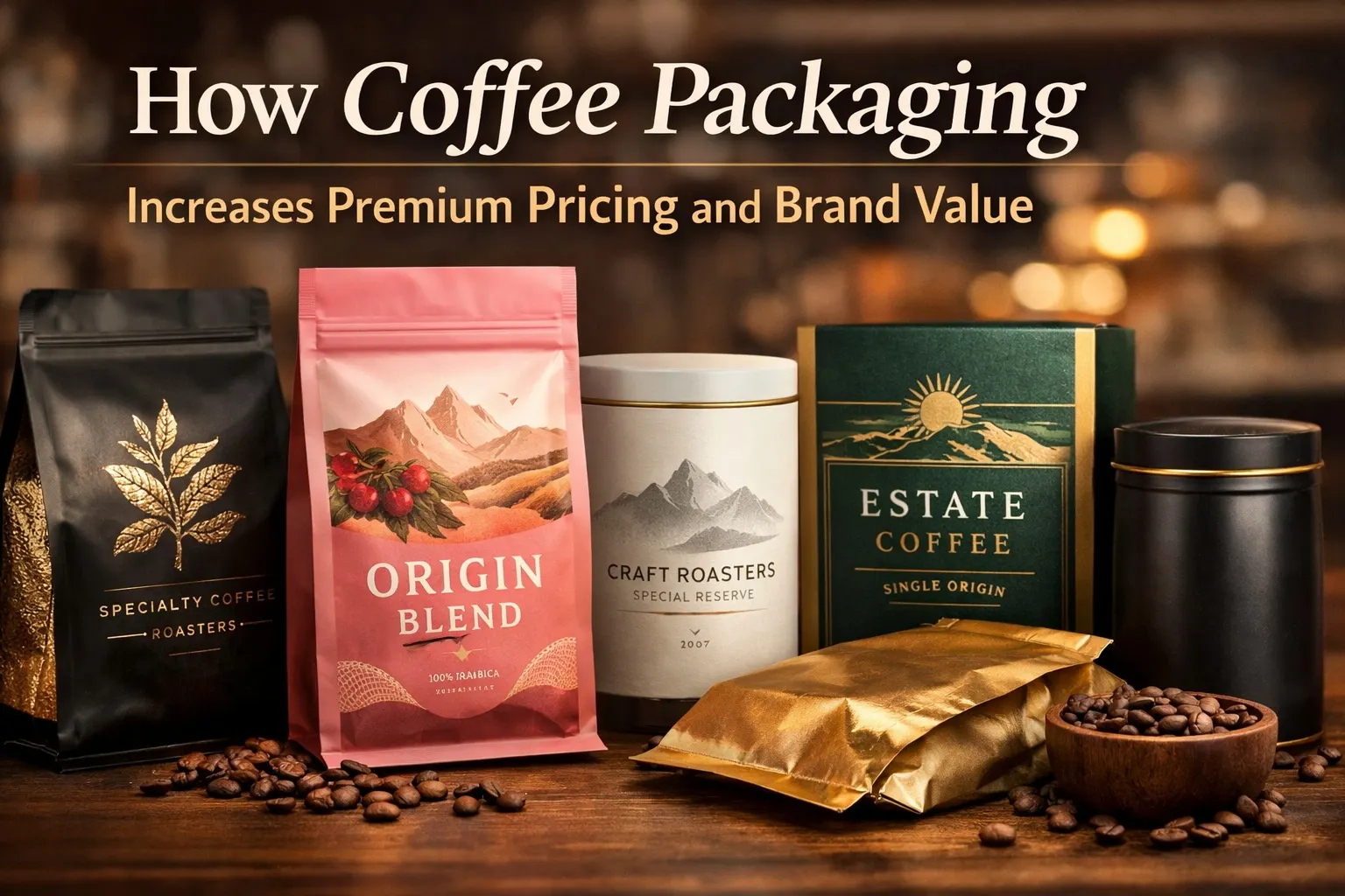 コーヒー包装会社がプレミアム価格とブランド価値をどのように向上させるか