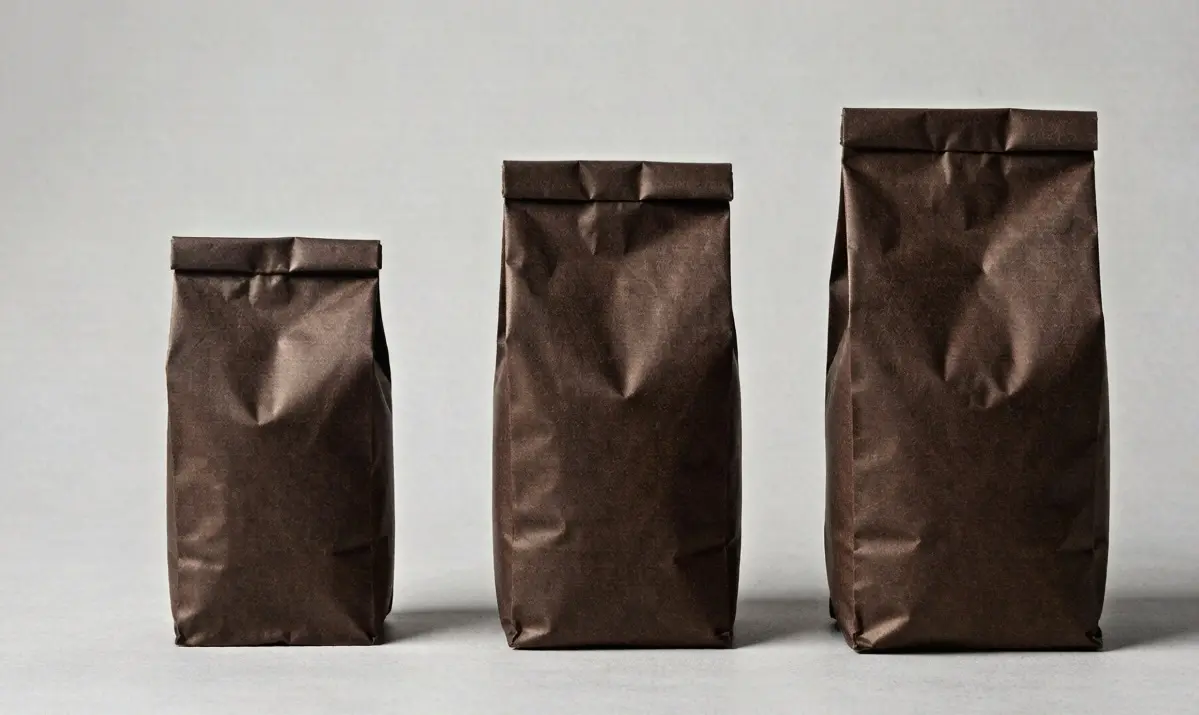 最も一般的なコーヒーバッグのサイズは何ですか?